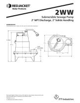 BRJ2WW R0 Submersible Sewage Pump 2? NPT Discharge, 2? Solids Handling-4
