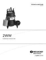 BRJ2WWR2 2WW SUBMERSIBLE SEWAGE PUMP-1