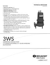 BRJ3WS R2 3WS Submersible Sewage Pump 3? Flanged Discharge, 2½? Solids Handling-1