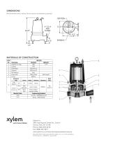BRJ4WS R2 4WS Submersible Sewage Pump 4? Flanged Discharge, 3? Solids Handling Wastewater-4
