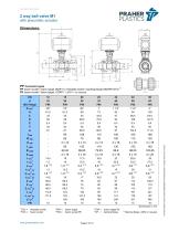 2 way ball valve M1-2