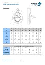 Praher Wafer Check Valve K6 PVC-U-2
