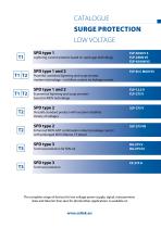 Catalogue  Surge protection  Low voltage - 3