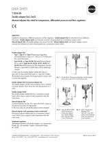 Double adapter Do2, DoS2 Manual adjuster Ma, MaS for temperature, differential pressure and flow regulators - 1