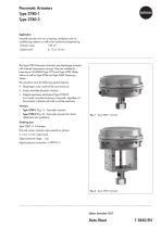 Pneumatic Actuators Type 2780-1 Type 2780-2 - 1