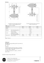 Steam Pressure Reducing Valve with pneumatic set point adjustment Type 2434 - 4