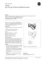 Type 1 N and Type 1 NI Strainers with threaded end connections - 1