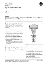 Type 2422/2425 Excess Pressure Valve - 1