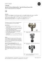 Type 44-1 B Pressure Reducing Valve · Type 44-6 B Excess Pressure Valve - 1