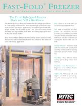 Fast-Fold Freezer : High speed folding door - 1