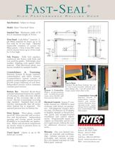 Fast-Seal : High performance rolling door - 2