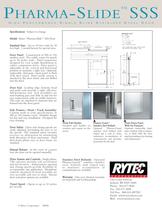 Pharma-Slide SSS : Single sliding Stainless Steel door - 2