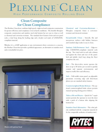 Turbo-Seal SR : Worlds fastest, most durable, self-repairing door - Rytec  Corporation - PDF Catalogs, Technical Documentation