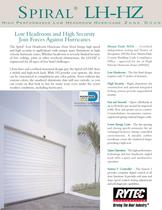 Spiral LH-HZ : High performance low headroom Hurricane Zone door - 1