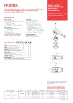 Brad® MPm® DIN Valve Connectors - Molex - PDF Catalogs | Technical ...