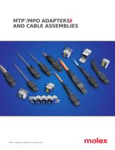 MTP*/MPO ADAPTERS AND CABLE ASSEMBLIES - 1