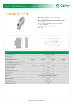 FATECH surge arrester FV03D/2-xxx L series with LED display - 1