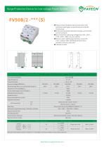 FATECH Surge protector FV50B/2-385 for class 1 lightning protection - 1