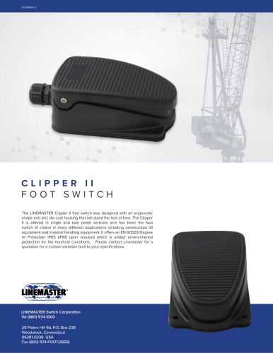 CLIPPER II FOOT SWITCH