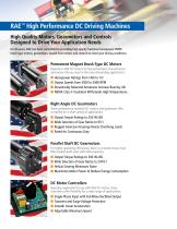 RAE™  DC Motors, Gearmotors and Controls - 2