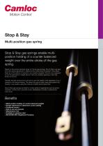 Stop & Stay Multi-position gas spring-1