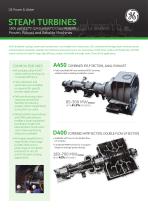 STEAM TURBINES A450 / D400-1