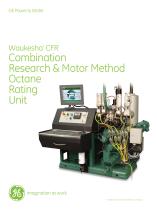 WAUKESHA* CFR* COMBINATION RESEARCH & MOTOR METHOD OCTANE RATING UNIT-1