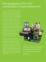 WAUKESHA* CFR* COMBINATION RESEARCH & MOTOR METHOD OCTANE RATING UNIT-2