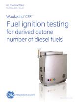WAUKESHA* CFR* FUEL IGNITION TESTING FOR DERIVED CETANE NUMBER OF DIESEL FUELS-1