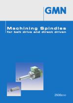 GMN Belt Drive Motor Spindles Catalogue - 1