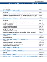 SPM – Special Purpose Spindles - 2