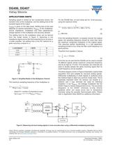 DG406, DG407 ANALOG SWITCHES AND MULTIPLEXERS - 10