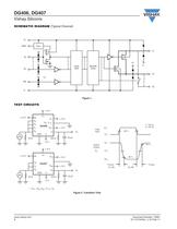 DG406, DG407 ANALOG SWITCHES AND MULTIPLEXERS - 8