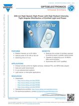 Infrared Emitters: 940-nm High-Speed, High-Power - 1