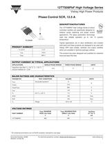 Thyristors - Reverse/direct voltage 600 to 1000 V - 1