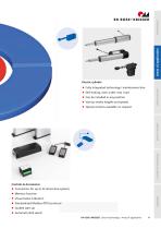 Complete catalogue -lifting columns and electric cylinders- for the new control generation MultiControl II-11