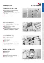 Complete catalogue -lifting columns and electric cylinders- for the new control generation MultiControl II-3