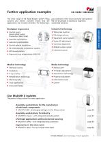 Complete catalogue -lifting columns and electric cylinders- for the new control generation MultiControl II-7