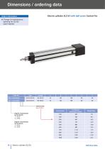 Electric cylinder SLZ 63-16