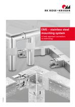 EMS – stainless steel mounting system