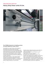 Heavy duty linear units D-Line-2