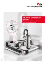 Multi-axis positioning system modular system-1