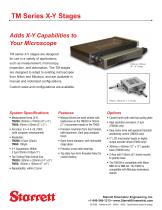 TM SERIES X-Y STAGES-1