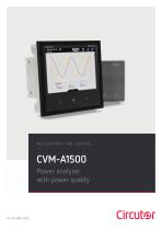 CVM-A1500, Power analyzer with power quality