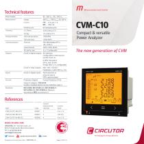 CVM-C10 Compact & versatile Power Analyzer - 1