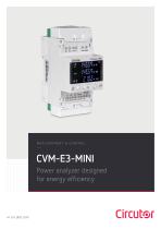 CVM-E3-MINI, Power analyzer designed for energy efficiency - 1