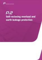 Self-reclosing overcurrent and earth leakage protection - 1