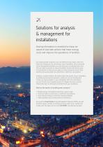 Solutions for analysis & management for installations - 3