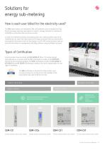 Solutions for energy sub-metering. - 3