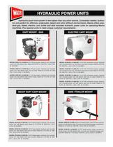 Cart Mount—Gas,9 to 11 HP—8 to 10 GPM - 1